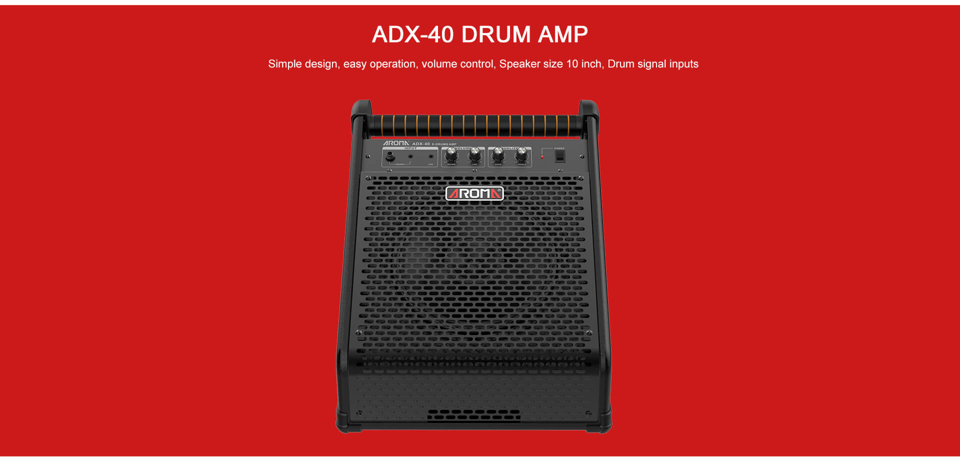 מגבר לתופים אלקטרוניים Aroma ADX-40 – תמונה 4