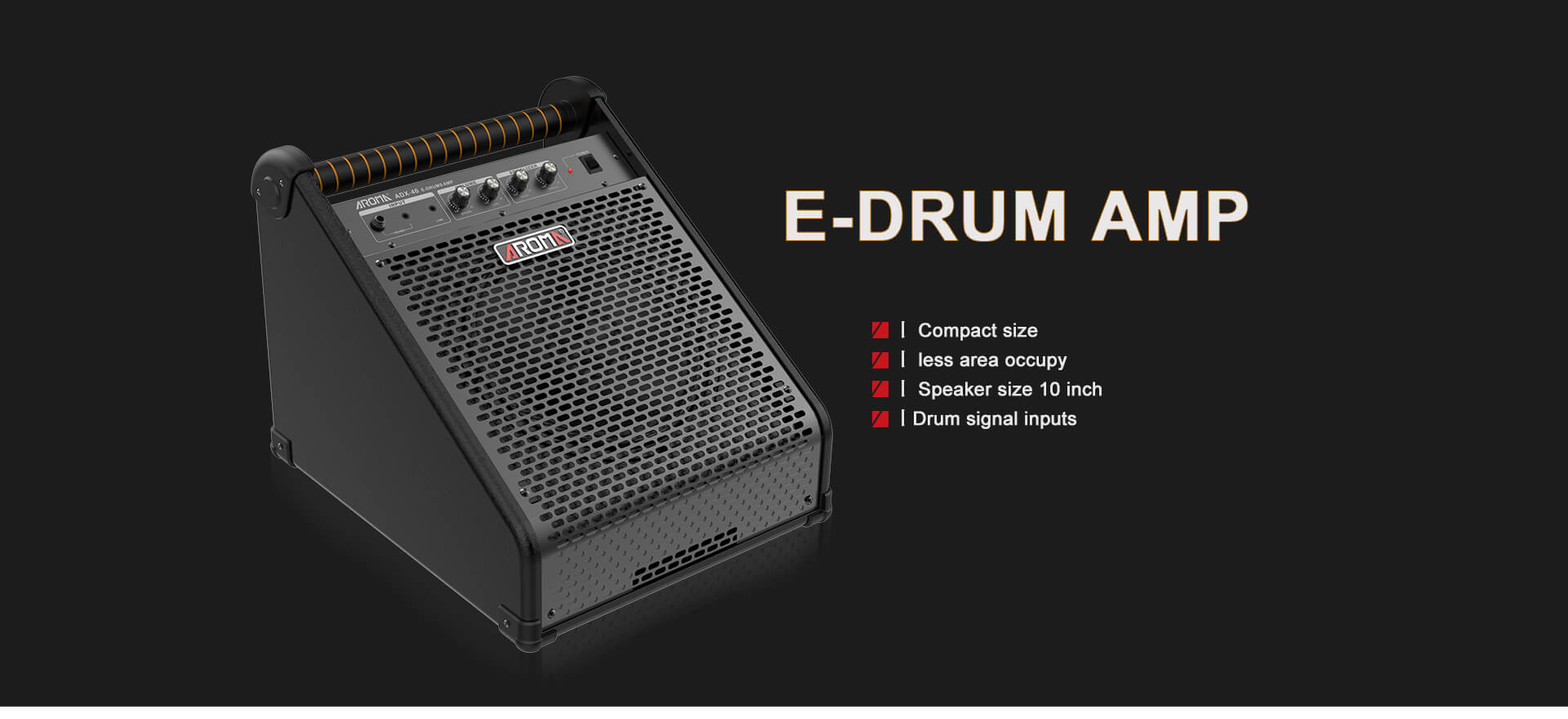 מגבר לתופים אלקטרוניים Aroma ADX-40 – תמונה 2