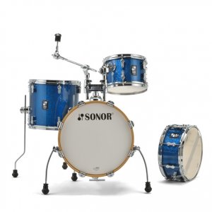 מערכת תופים - כחול נצנצים Sonor 16″ AQX Jungle