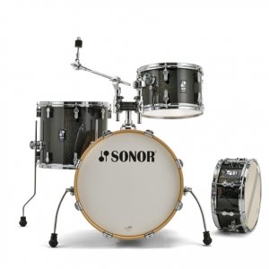 מערכת תופים - שחור נצנצים Sonor 18″ AQX Jazz