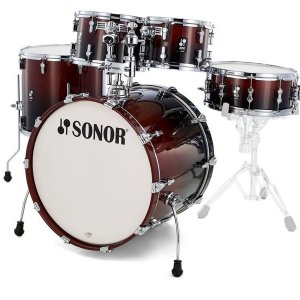 מערכת תופים Sonor AQ2 5pc Drum Set / Studio 20″ Brown Fade
